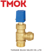 brass color special designed vertical ball valve